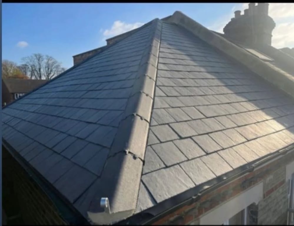 Hipped roof and ridge detail — photo supplied by Ringway